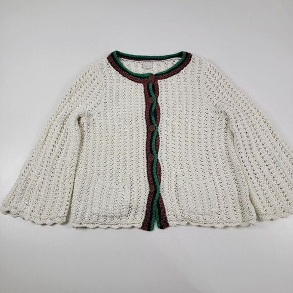 Anthropologie Postmark STCL Knit Cardigan Button Up Womens size Large - Picture 1 of 8